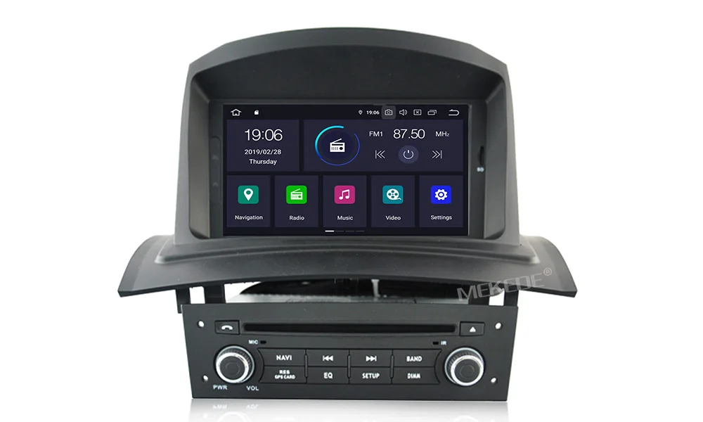 Excellent Android9.0 Fit  For Renault Megane 2 Fluence 2002-2008 GPS navigation head unit radio tape recorder car multimedia with DSP IPS 14