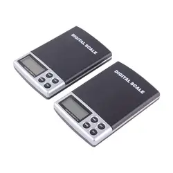 2000 г x 0,1 г переносной ЖК-дисплей мини карманные электронные цифровые ювелирные весы Взвешивание кухонные весы баланс и 15