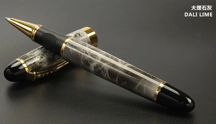 JINHAO X450 матовый черный металлический шариковая ручка с золотым клип школьные канцелярские принадлежности Брендовые мужские шариковые ручки подарок A2