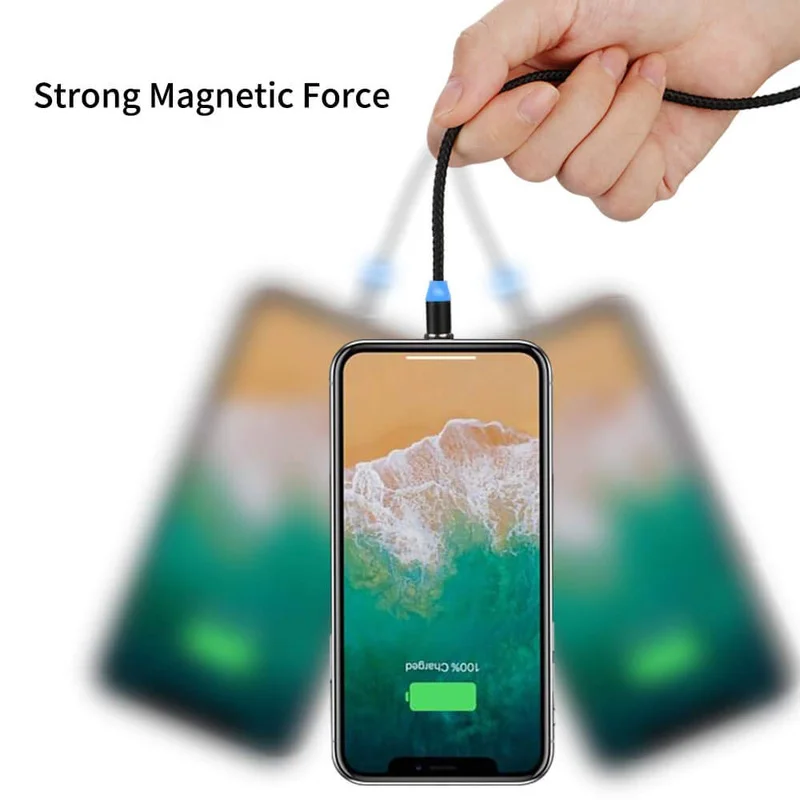 Micro Magnetic USB Fast Charger Cable for Samsung Type C for iphone Usb Kabel Fast Charging Oplader Microusb Kabel for Android