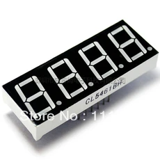 

10 PCS LD-5461AG 4 Digit 0.56" GREEN 7 SEGMENT LED DISPLAY COMMON CATHODE DIP-12
