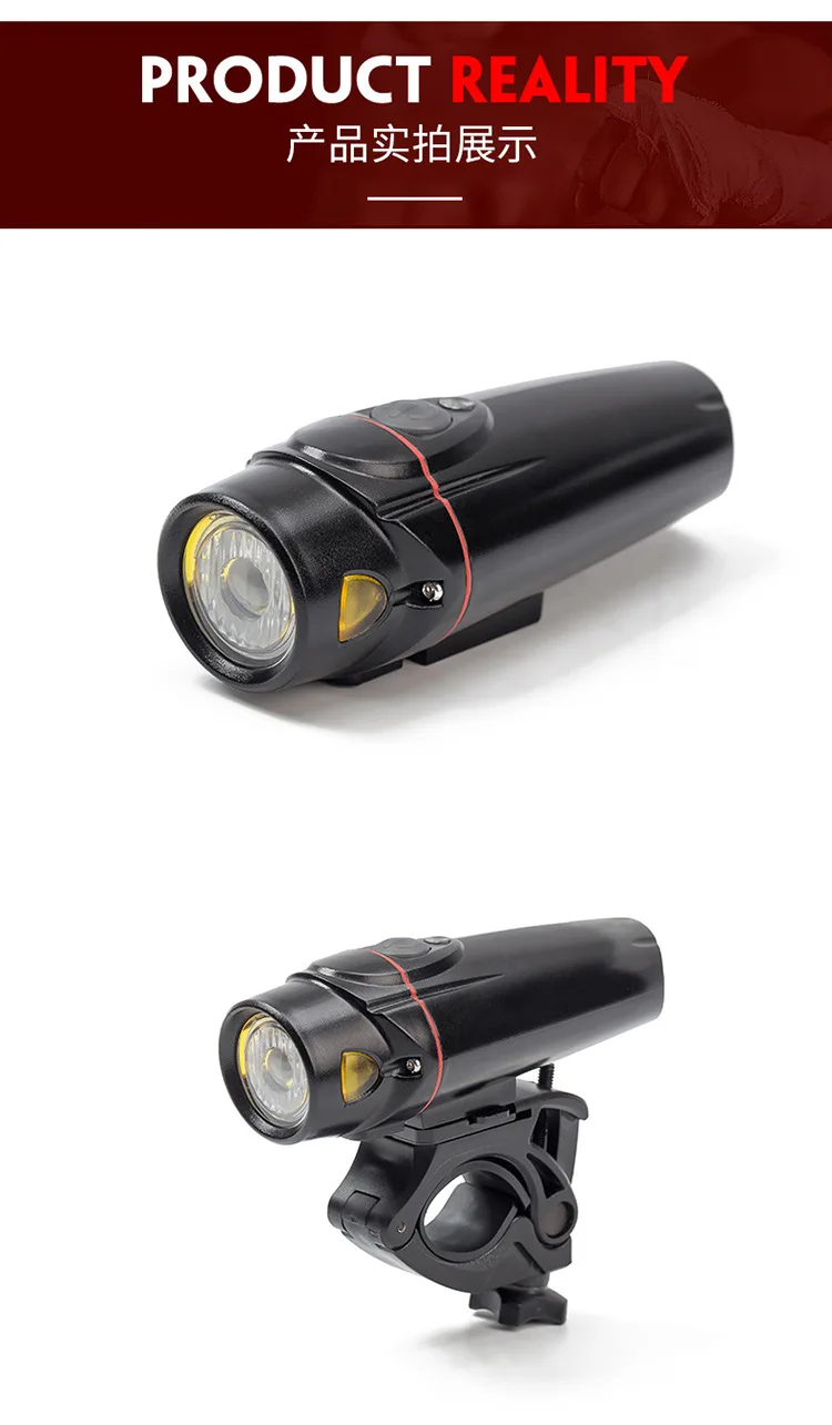 Cheap Bicycle Bright Lightusb Bicycle Light 2200mAh Battery Bicycle Light Waterproof Torch Bike Headlight 12
