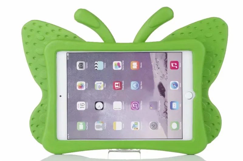 EVA Shockproof Case For iPad mini 1 2 3 Case Kids Cute Cartoon Butterfly Stand Tablet Cover For iPad mini 1 2 3 A1432 Case Safe (2)