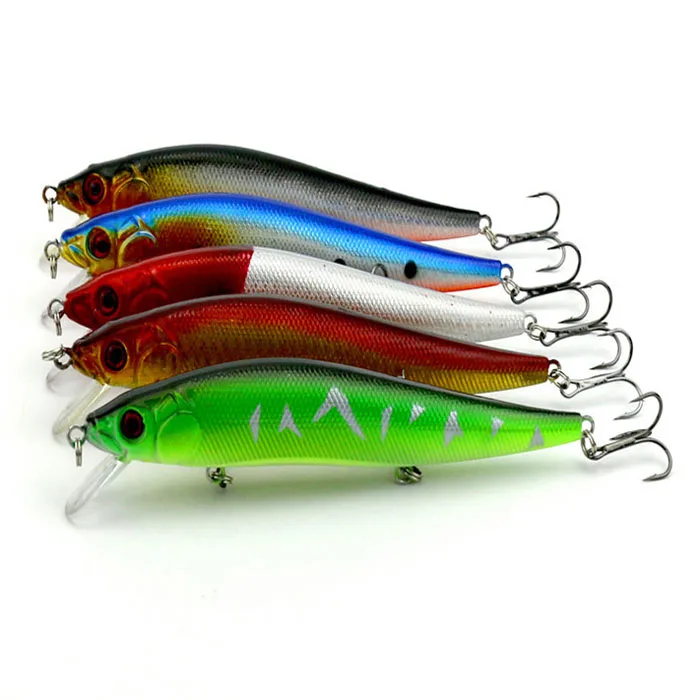 Isca de Pesca Iscas de Pesca Ferramenta de Pesca Lote Centímetros Minnow Biônico Baixo Crankbait Gancho Enfrentar 3d Olhos Perfeito 4 5pcs 14.05 23.02g 3 Lote 5PCS 14.05 centímetros 23.02g Minnow Biônico