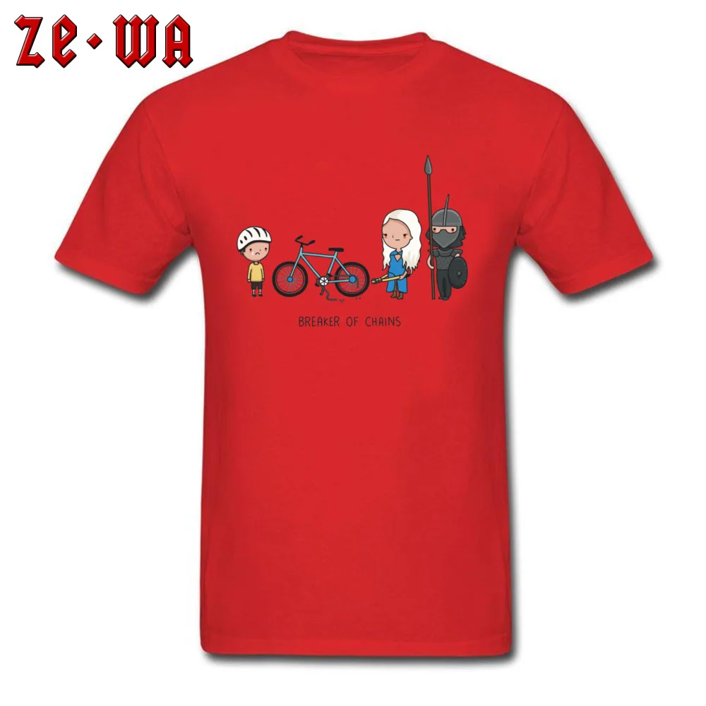 Fashionable Breaker of chains -766 Short Sleeve Top T-shirts Summer Round Collar Pure Cotton Tops & Tees for Men T-shirts Design Breaker of chains -766 red