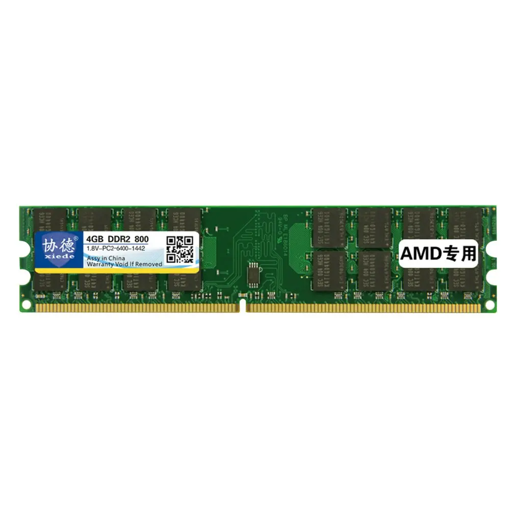 

XIEDE DDR2 800 1G/2G/4G Desktop PC Memory Memoria Module PC2-6400 AMD Specially