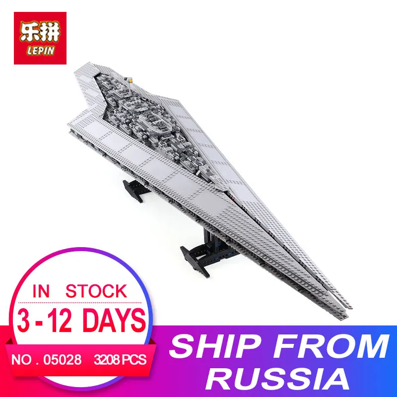 

Lepin 05028 Star 3208Pcs Building Blocks toy Execytor Imperial Super Star Destroyer Model LegoINGlys Block Bricks 10221 Wars