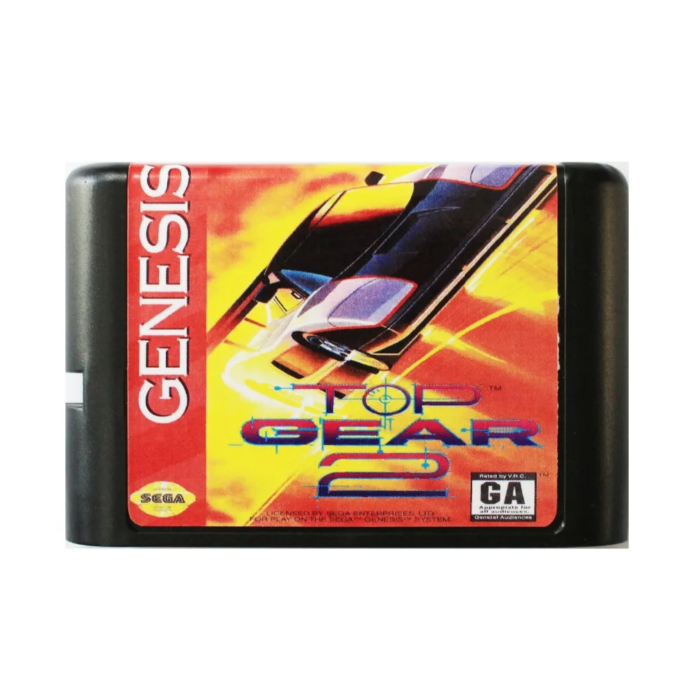 Игровая карта Top Gear 2 16 bit MD для Sega Mega Drive SEGA Genesis | Электроника