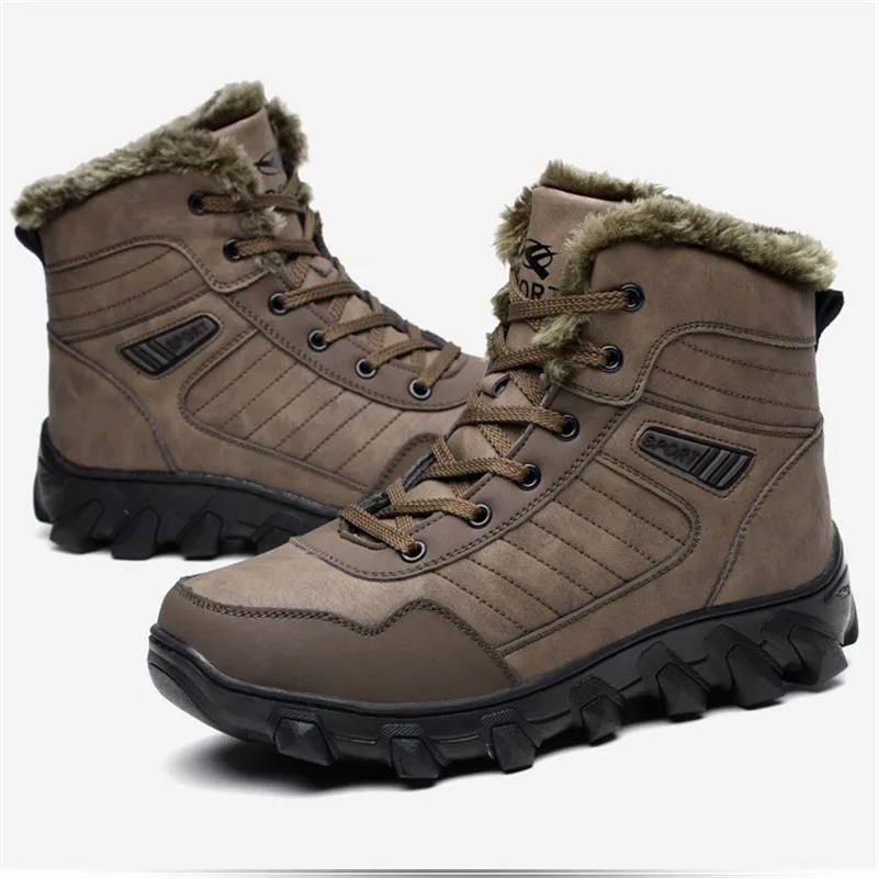 

HighTop Outdoor Big Size Men Hiking Shoes Winter Keep Warm Walking Jogging Shoes Comfortable Sport Boots Climbing Sneakers 39-48