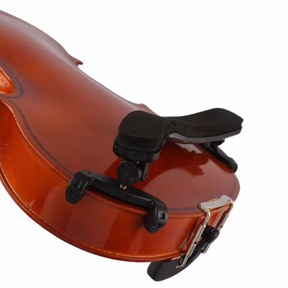 

Violin Shoulder Rest Violin Shoulder Pad Black Adjustable Violin Shoulder Protector with Soft EVA Foam Instrument Accessory