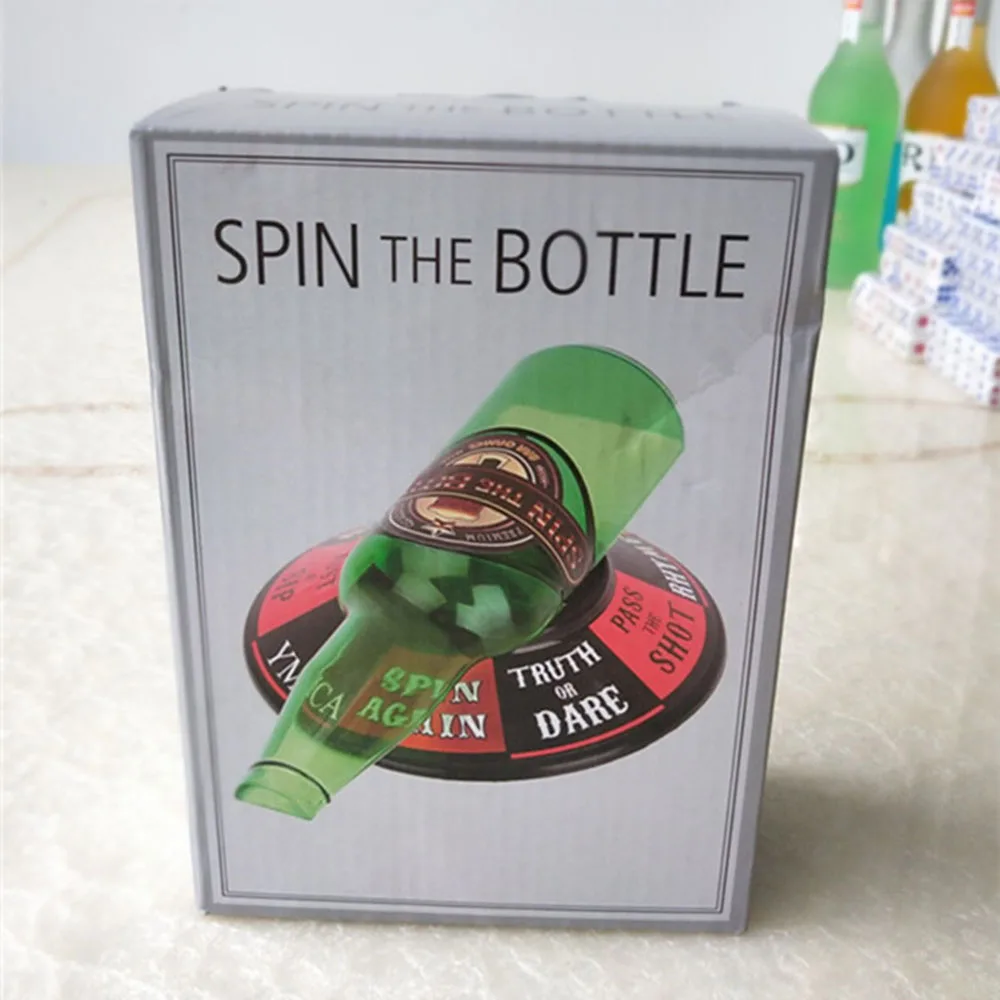 Спортивные детские игрушки Spin The Shot Drinking Game Shot стеклянный волчок веселое питие для вечеринки игра(Spin the bottle - Цвет: Светло-зеленый