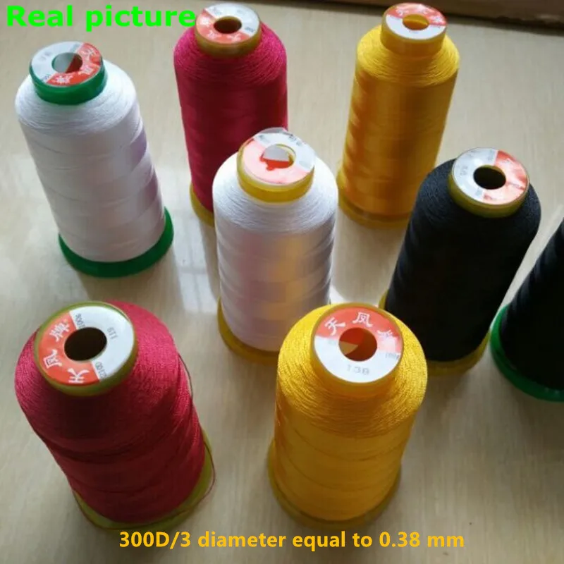 

900meters , 0.38mm High tenacity polyester blue sewing threads Suitable for Canvas/Leather/Sofa