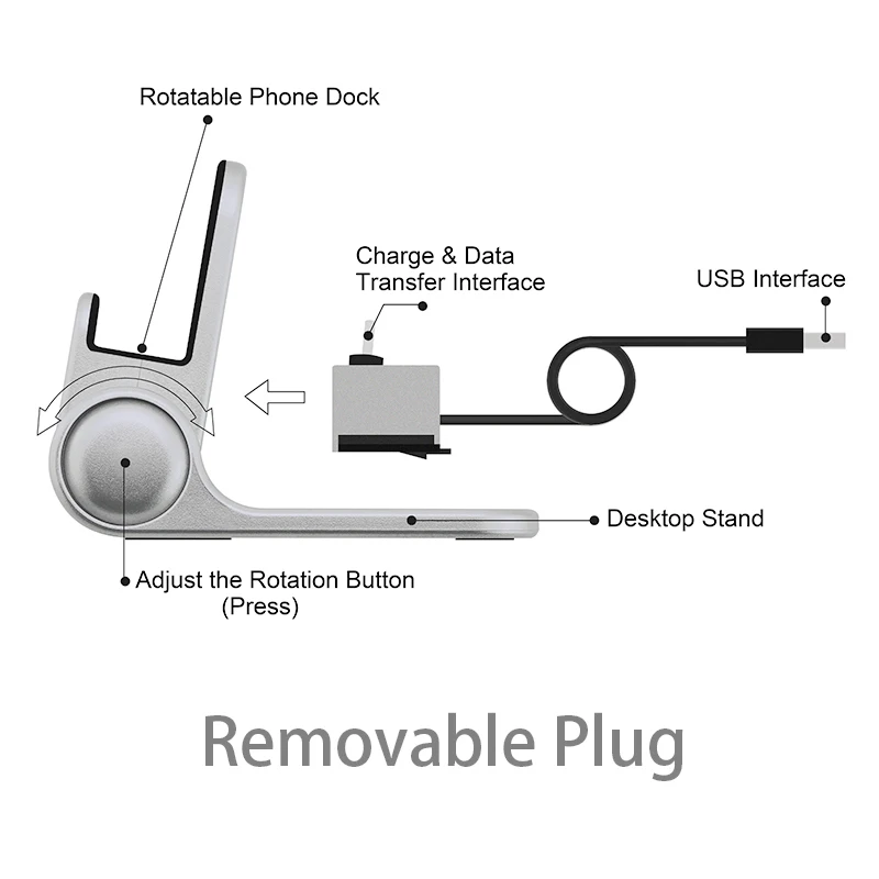 Leebote type-C зарядная док-станция Синхронизация данных USB Настольная док-станция зарядное устройство Подставка для Xiaomi samsung huawei LG sony zte