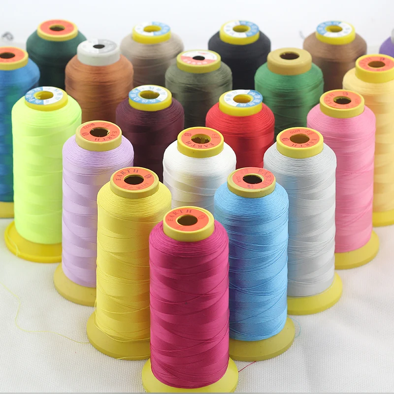 

2000Meter Spool Multicolor High strength Sewing Thread Set Industrial Machine Sewing Supplies Polyester Box Serger