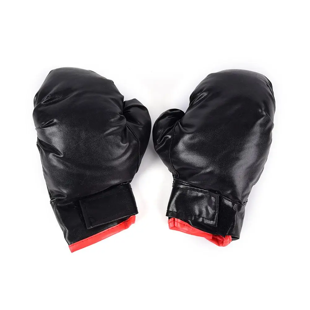 1 пара боксерских перчаток из искусственной кожи Муай Тай Guantes De Boxeo Free Fight mma с песком тренировочные перчатки для мужчин, женщин и детей - Цвет: 3