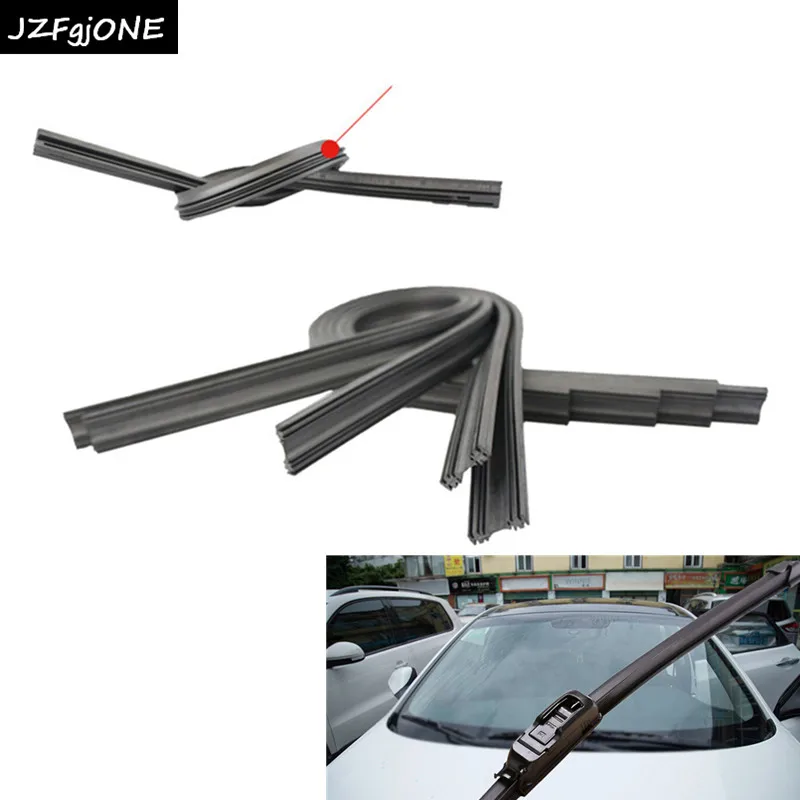 

1Pc Black 26" Silicone Wiper Blade Frameless Car boneless wiper strip for Car Bus Windshield