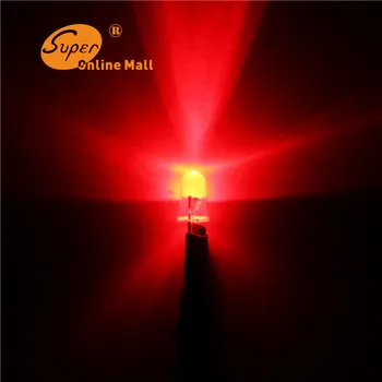 

20pcs 3MM led red LED DIODE Pre Wired Resistor 12V Diods Round 20 CM Pre Wired Light DIY