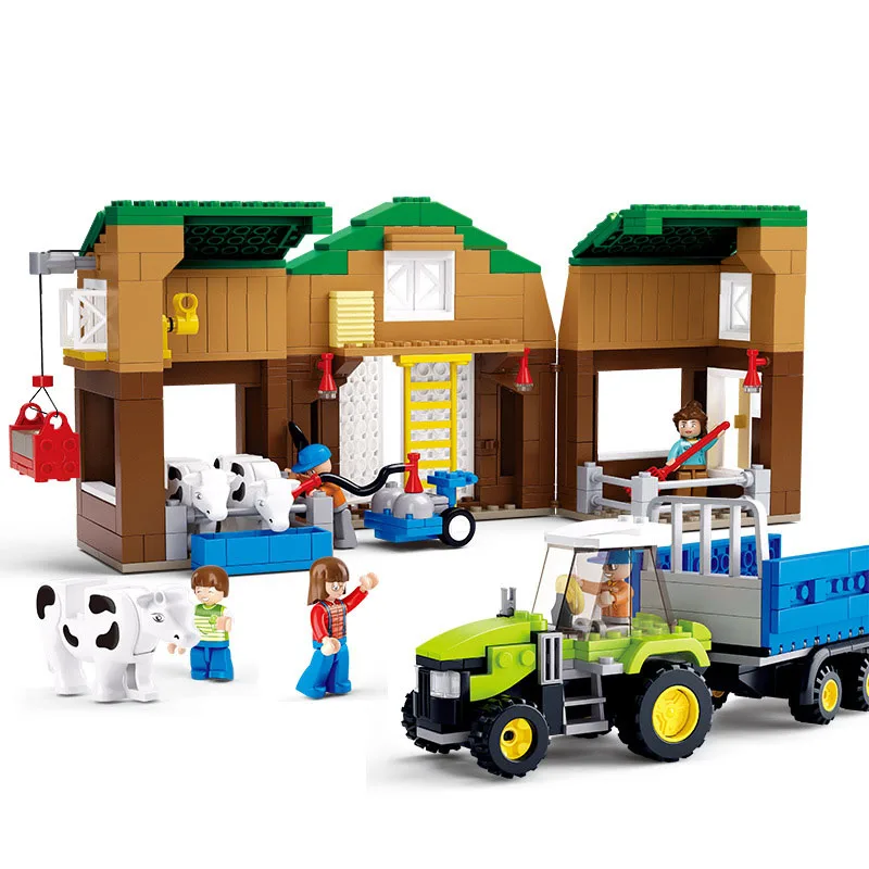 

Models building toy 0561 Sunshine Pasture Series minis Ranch Dairy Cow 512Pcs Building Blocks toy & hobbies