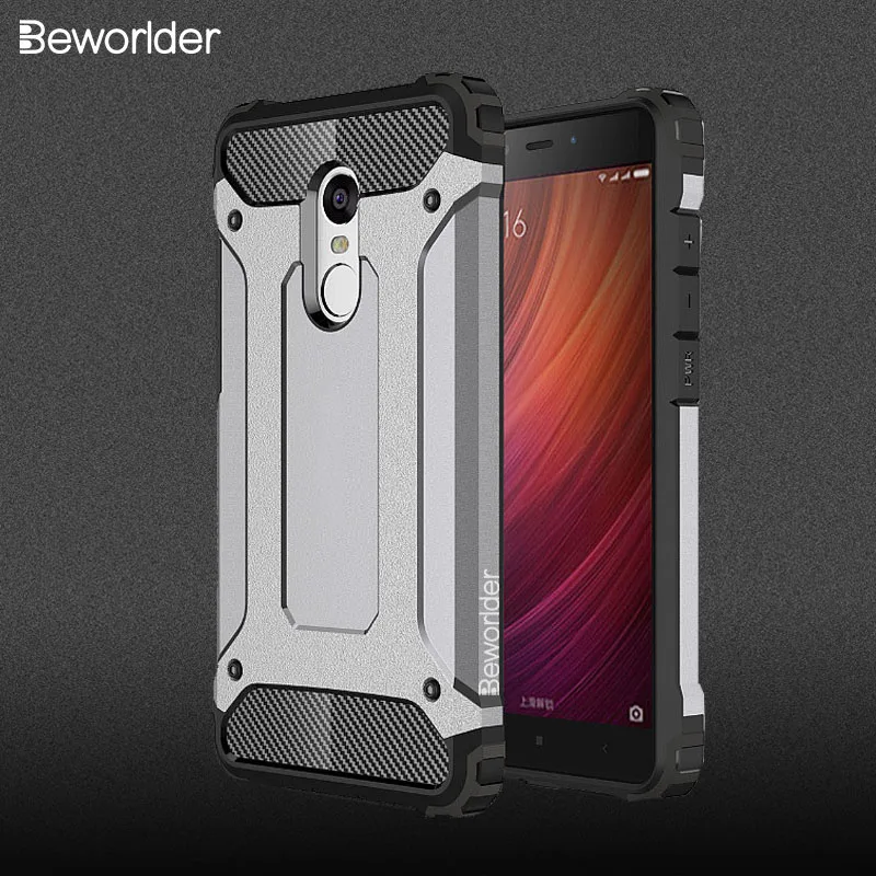

Beworlder For Xiaomi Redmi Note 4 Case Note 4X TPU and PC Hard ShockProof Protector Phone Cover For Xiaomi Redmi Note 4X Case