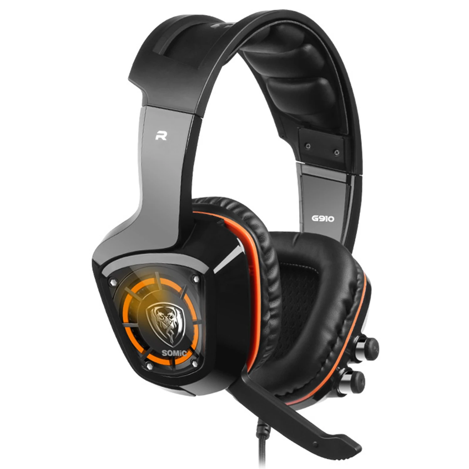 SOMiC G910 оригинальная USB 7 1 игровая гарнитура с объемным звуком микрофоном