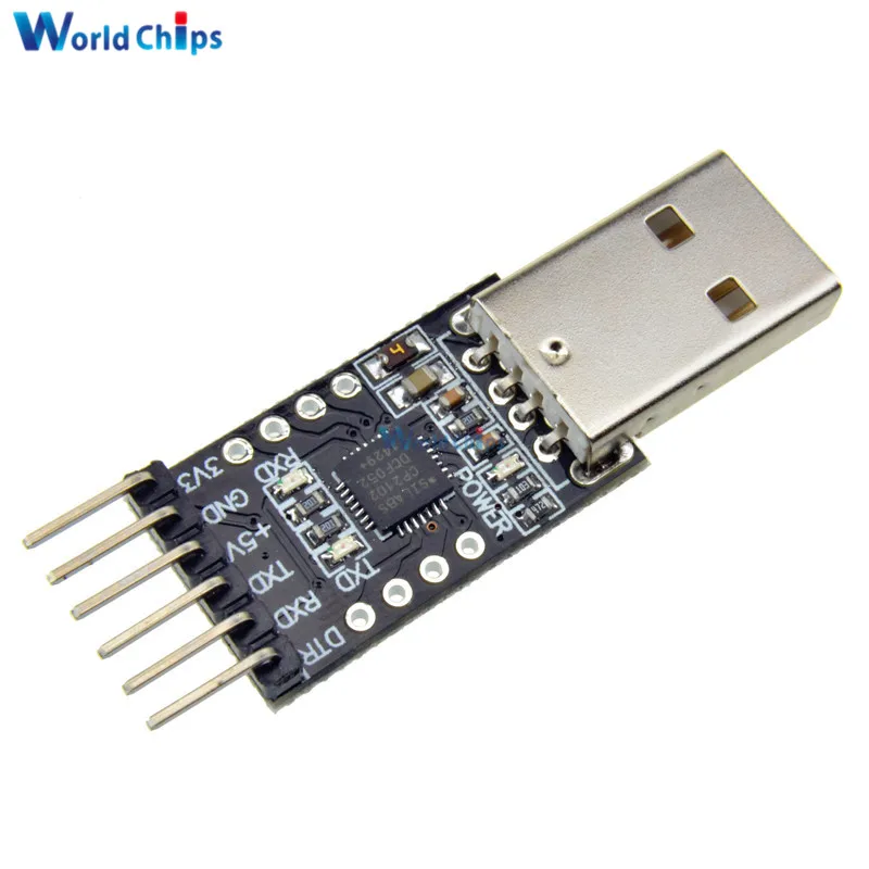 CP2102 USB 2,0 к ttl UART модуль 6Pin последовательный преобразователь STC Замена FT232 модуль адаптера 3,3 В/5 В питание для Arduino Высокое качество