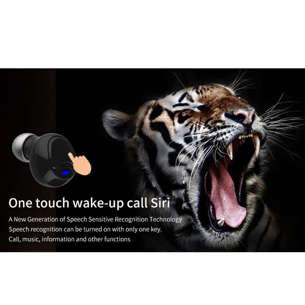 Wireless Headphones Bluetooth 5.0 Headphones 3D Stereo Sound Bluetooth True Wireless Earphones Noise Reduction with Mic