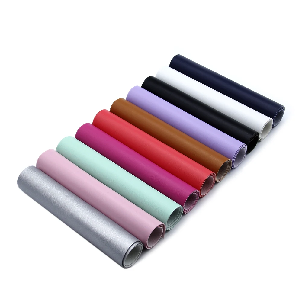 

David accessories 20*34cm Solid Color Synthetic Leather Plain Patchwork For Hair Bow Handbags Handmade Materials DIY,1Yc5567