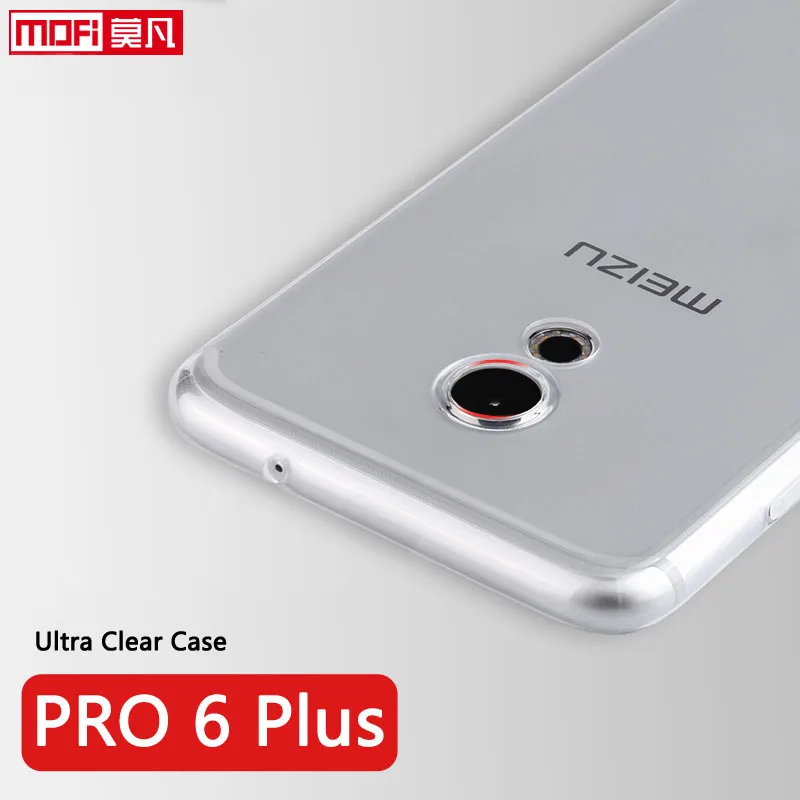 

Meizu PRO 6 Plus case soft silicon clear back tpu protective phone coque transparent ultra thin 5.7" meizu Pro6 plus case