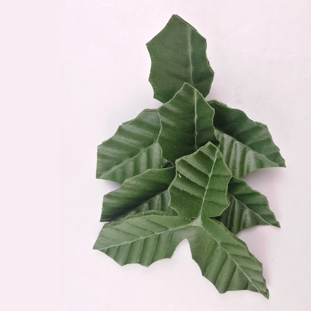 50pcs Artificial Leaf Leaves Flower Bouquet Garland Wreath Cap Decoration Craft