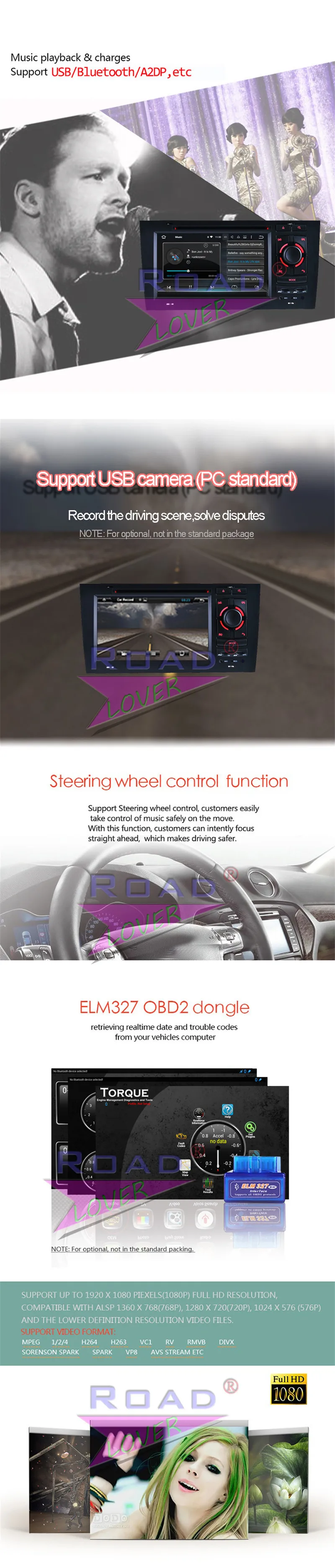 Discount Roadlover Android 9.0 Car Media Center DVD Player For Audi A6 1997-2004 Stereo GPS Navigation Radio Automagnitol 2 Din Octa Core 6