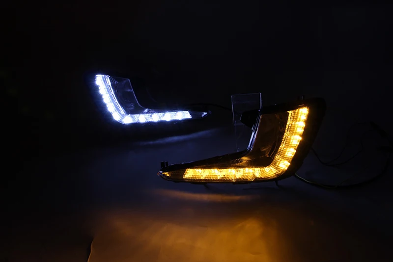 Автомобильный мигающий 1 пара светодиодный DRL дневные ходовые огни Дневной светильник для KIA Rio K2 2011 2012 2013 противотуманный светильник водонепроницаемый автомобильный Стайлинг