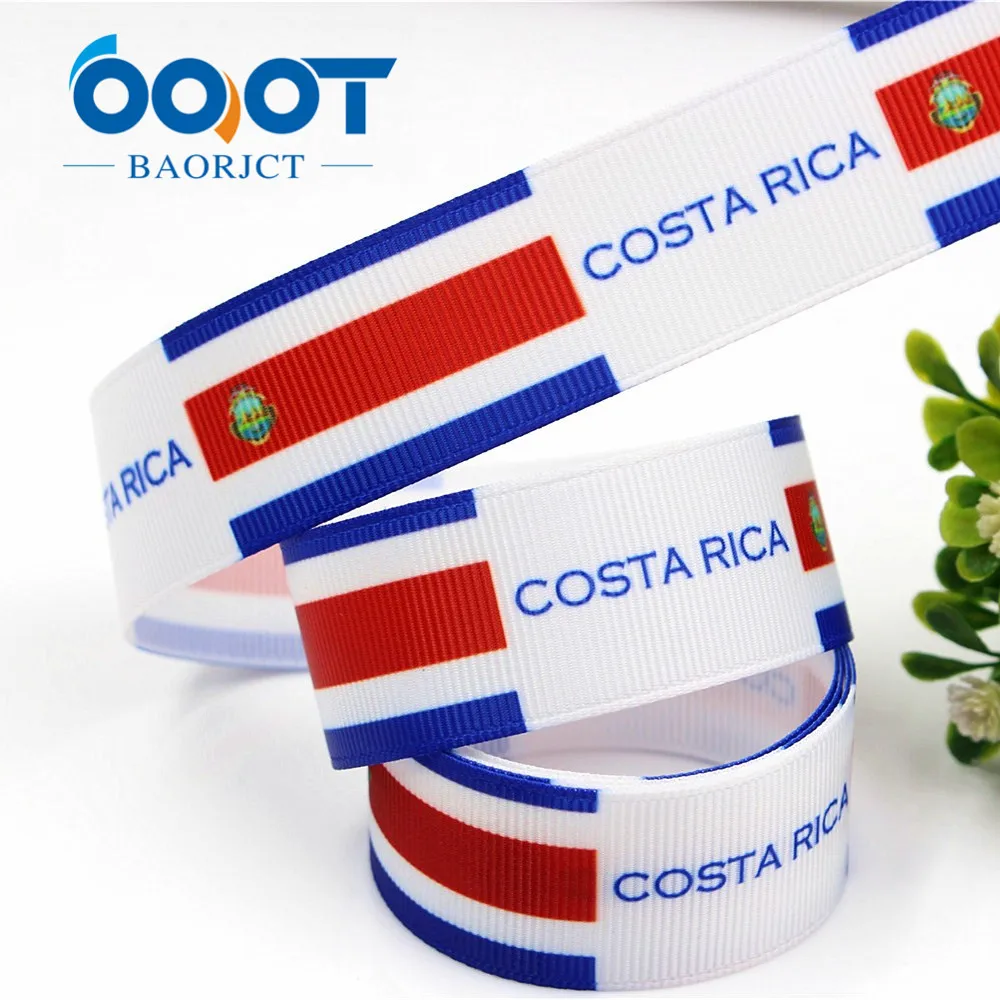 Ленты OOOT BAORJCT 181113 25 мм 10 ярдов серия с национальным флагом термотрансферная лента
