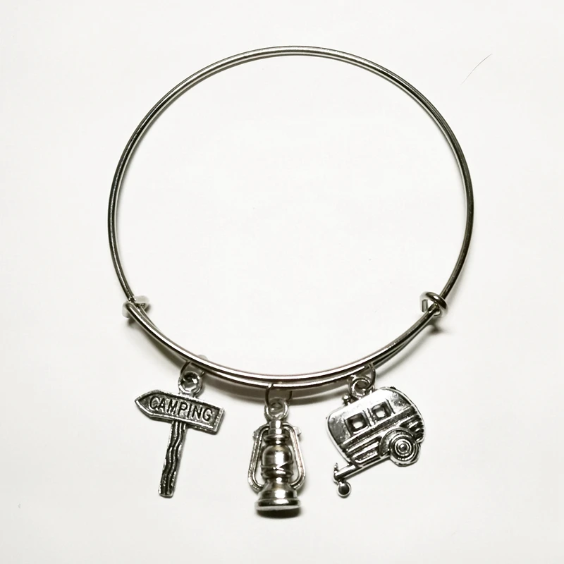 2019 Gioielli Di Moda Mini Happy Cam Pin G Bracciale Lanterna, Kilt Pin, Cartello Stradale, Braccialetto Auto Fai Da Te Fatto A Mano