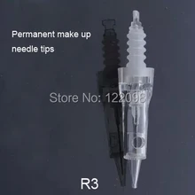 R3 перманентного макияжа острые наконечники иглы для тату-машинок с плетёной застёжкой Перманентный макияж иглы