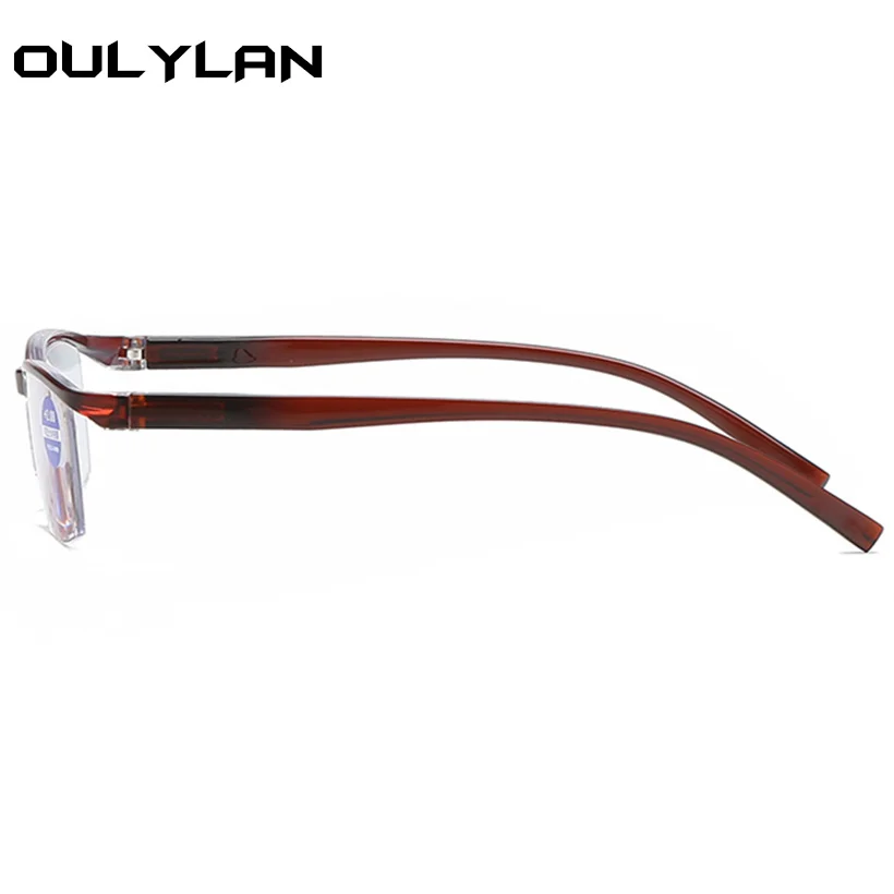 Oulylan унисекс очки для чтения, анти-синий светильник, деловые очки, очки для пресбиопики, мужские и женские диоптрийные очки, 1,0 1,5 2,0 2,5