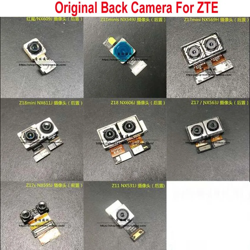 Оригинальная основная задняя часть задней части спины Камера гибкий кабель для zte Nubia NX609J NX549J NX569J NX611J Z18 NX606J Z17 NX563J Z17S NX595J NX612J