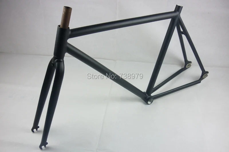 

52cm Super Light cycling Track Bike Frame Frameset Road racing bicycle used alloy aluminum Fixie Fixed Gear Bicycle parts