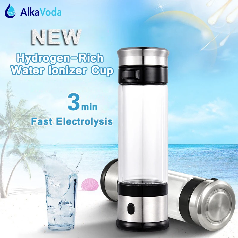 Hygrogen rich Water Pitcher 400ml Portable Hydrogen Water