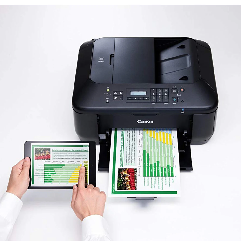Canon PIXMA MX475 de inyección de tinta de color de impresión de 4800x1200  DPI, 100 hojas de A4 negro - AliExpress Ordenadores y oficina