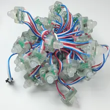 WS2811 DC5V квадрата RGB пикселей водить Водонепроницаемый IP68 цифровые светодиодные модули для светодиодные каналы именные бейджи 1000 шт./лот