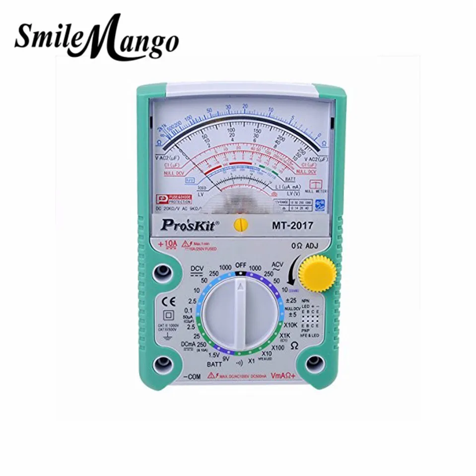 

Selling 2018 High Quality Proskit MT-2017 AC/DC LCD Protective Function Analog Multimeter Free Shipping