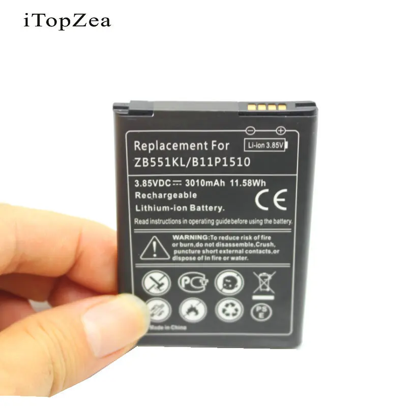 ITopzea 10x301 0mAh/11.58Wh B11P1510 /C11P1510 сменный литий-ионный аккумулятор для ASUS ZenFone Go TV ZB551KL X013DB