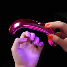 9 Вт УФ светодиодная лампа для сушки ногтей портативная микро USB для отверждения гель-лака быстросохнущая машинка для ногтей 3 светодиодный s маникюрные инструменты для ногтей