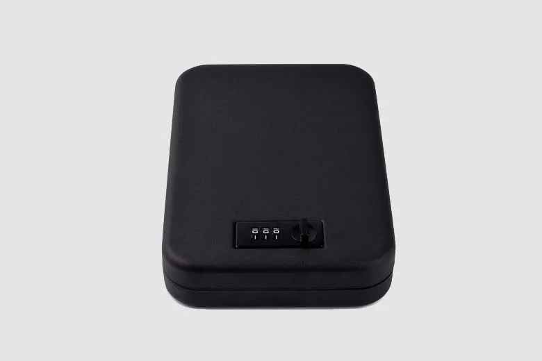 Safe Box Solid Steel Security Key Gun Valuables Jewelry Box Protable Security Biometric Fingerprint Safes Strongbox