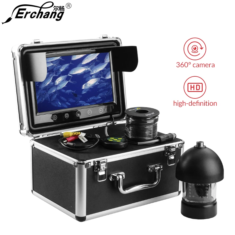 Erchang оригинальный 30 м подводный рыболокатор Поворот на 360 градусов CCD рыболовная