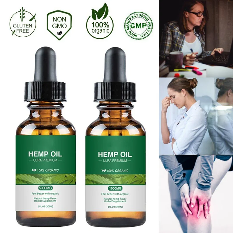 

2019 30ml Natural Anti--Inflammatory Hemp Seed Essential Oil Skin Care Relief Pain Anti Fatigue Remove Dryness Sooth Nerve