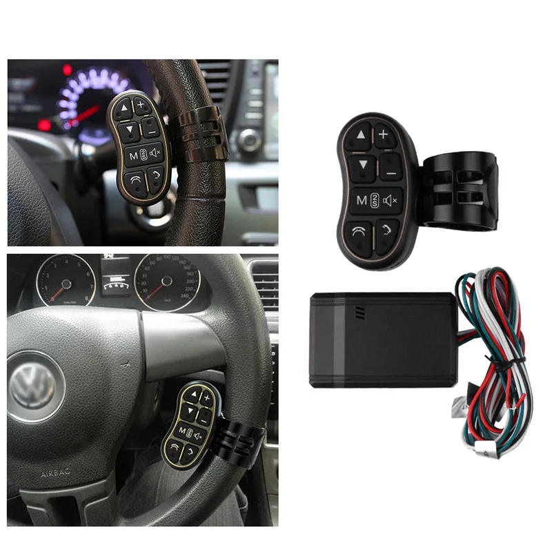 

WIRELESS CAR STEERING WHEEL BUTTON REMOTE KEY CONTROL AUDIO/VIDEO STEREO DVD GPS