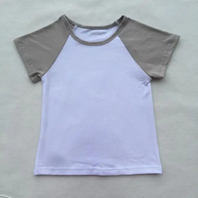 Buy Toddler raglan shirt short sleeve baby boy blank T