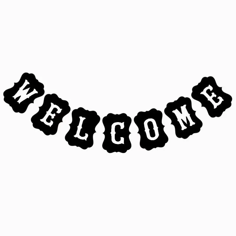 1set Welcome Back Decorations Banners Lovers Father Mother Brothers Sisters Welcome Home Party Decoration Welcome Baby Flags - Цвет: as the picture