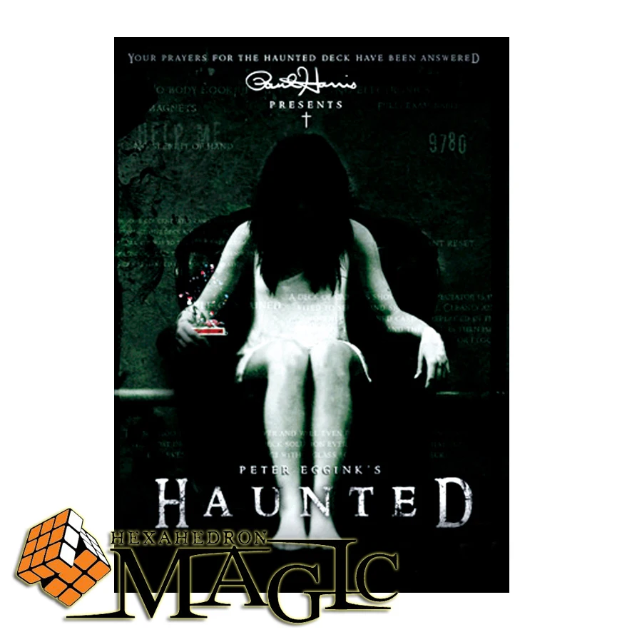 Haunted by Peter Eggink close up street card magic trick wholesale free shipping